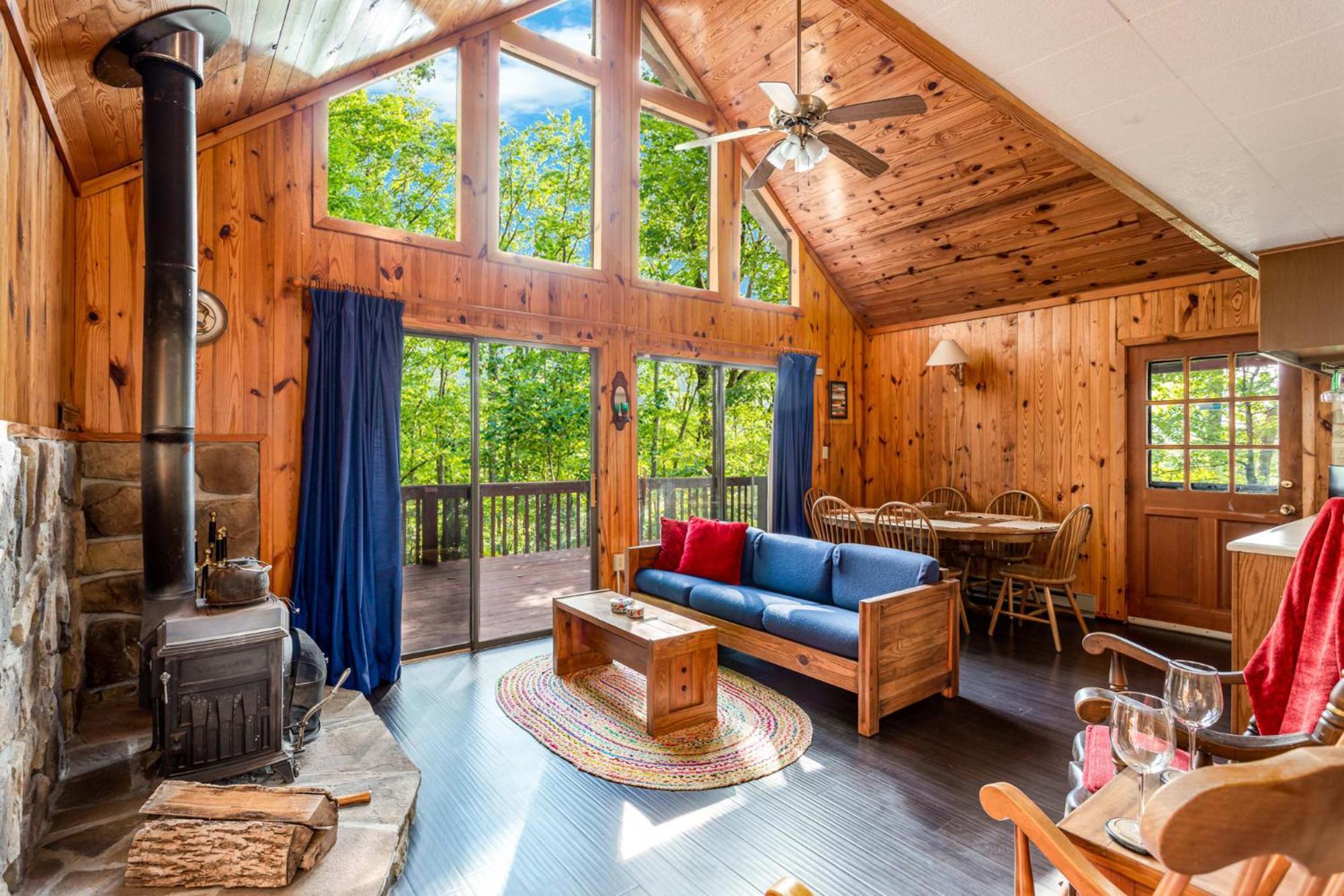 Hot Tub, Large Deck, Wifi, Fire Pit At Chalet Cabin Morton Grove Exterior foto